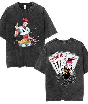 Hunter x Hunter Hisoka Shirt Vintage Oversized Style Anime Shirt