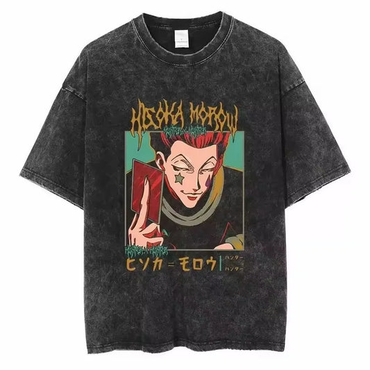 Hunter x Hunter Hisoka Shirt Vintage Oversized Style Anime Shirt
