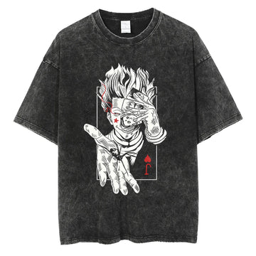 Hunter x Hunter Hisoka Shirt Vintage Style Anime Shirt