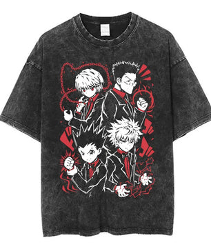 Hunter x Hunter Inspired Shirt Vintage Oversized Style Anime Shirt