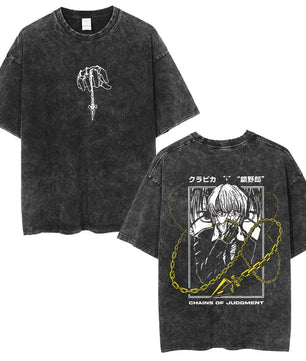 Hunter x Hunter Kurapika Shirt Vintage Oversized Style Anime Shirt