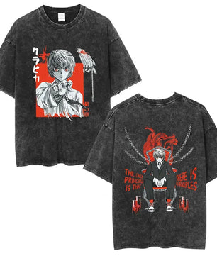 Hunter x Hunter Kurapika Shirt Vintage Oversized Style Anime Shirt