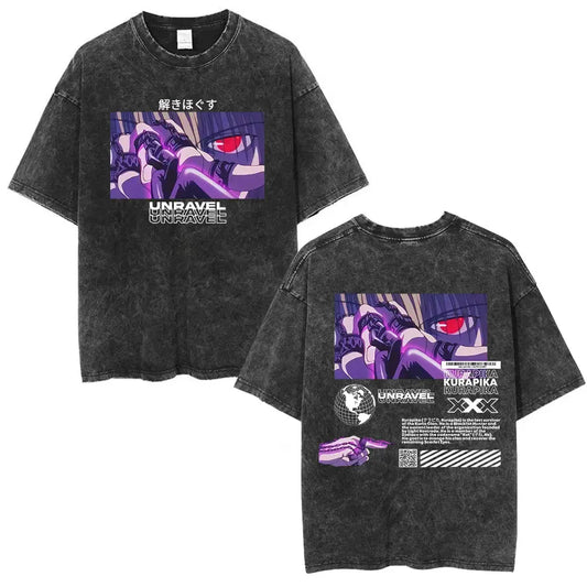 Hunter x Hunter Kurapika Shirt Vintage Oversized Style Anime Shirt