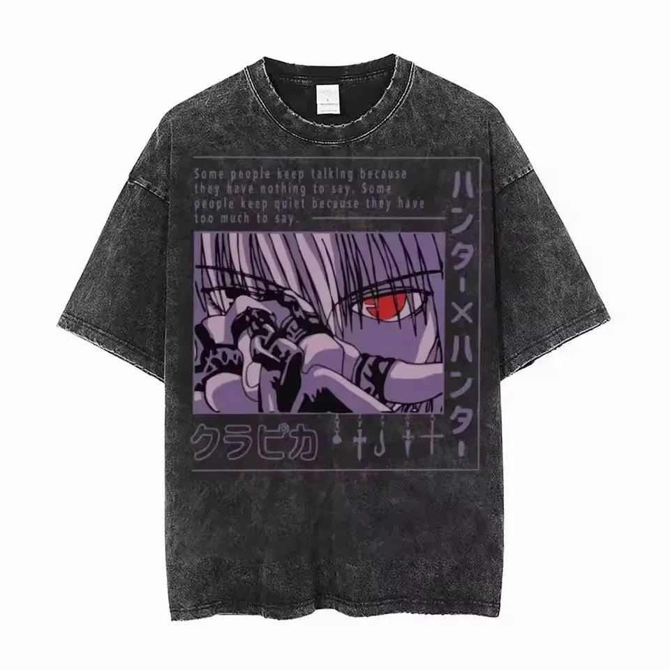 Hunter x Hunter Kurapika Shirt Vintage Oversized Style Anime Shirt