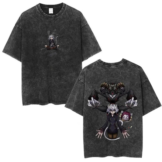 Hunter x Hunter Neferpitou Shirt Vintage Oversized Style Anime Shirt