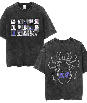 Hunter x Hunter Troupe Shirt Vintage Oversized Style Anime Shirt