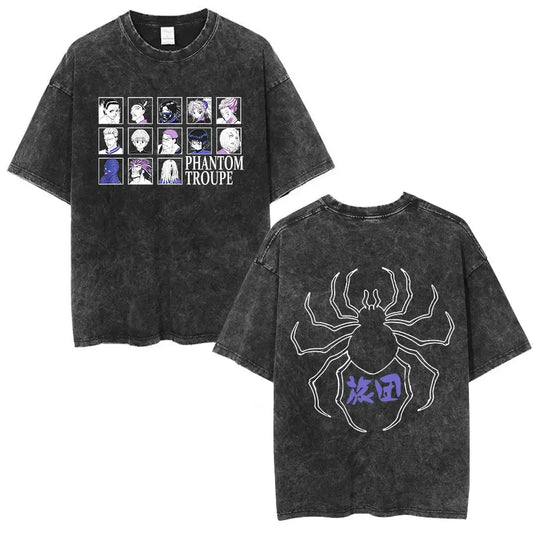 Hunter x Hunter Troupe Shirt Vintage Oversized Style Anime Shirt