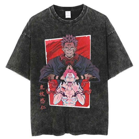Jujutsu Kaisen Shirt Sukuna Oversized Anime Shirt