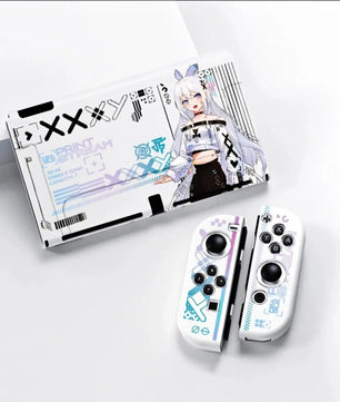 Nintendo Switch Oled Lite Skin Case Anime Girl Skin Joycons
