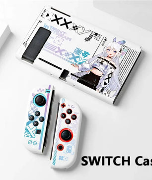 Nintendo Switch Oled Lite Skin Case Anime Girl Skin Joycons