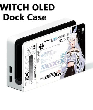 Nintendo Switch Oled Lite Skin Case Anime Girl Skin Joycons