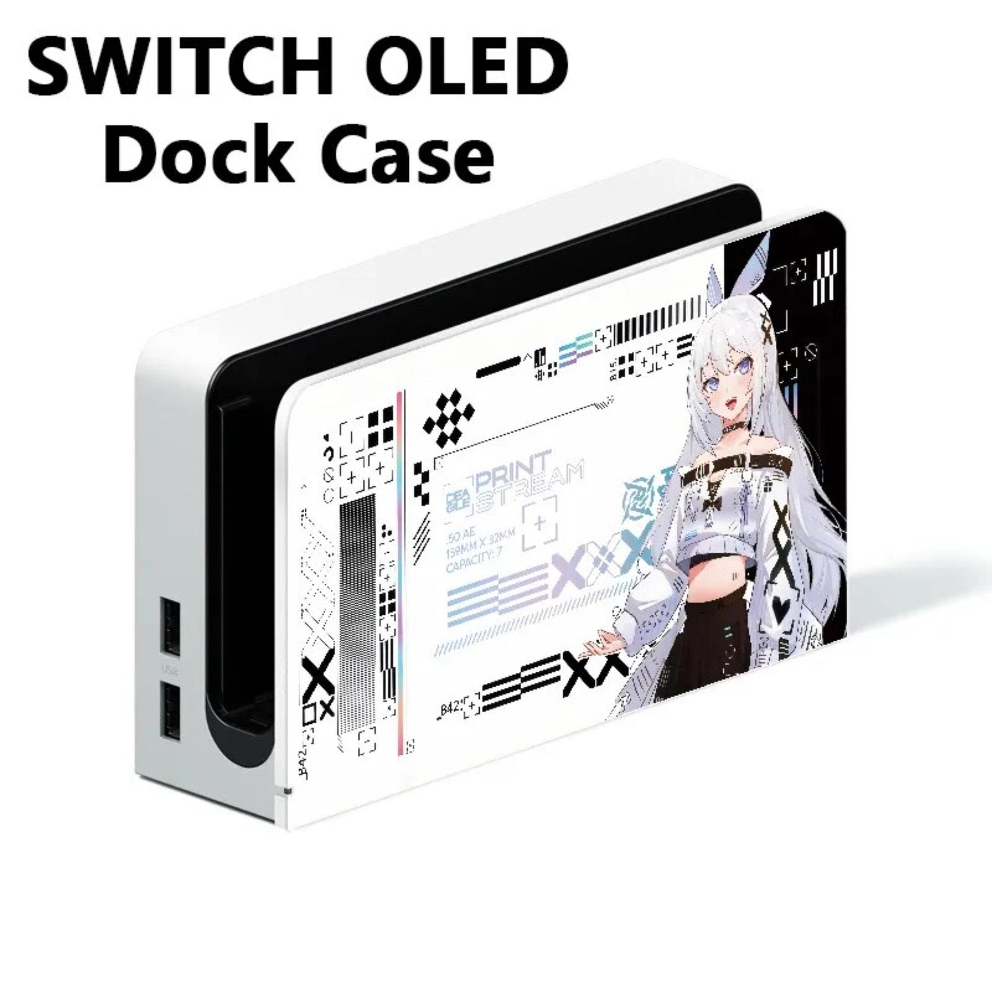 Nintendo Switch Oled Lite Skin Case Anime Girl Skin Joycons