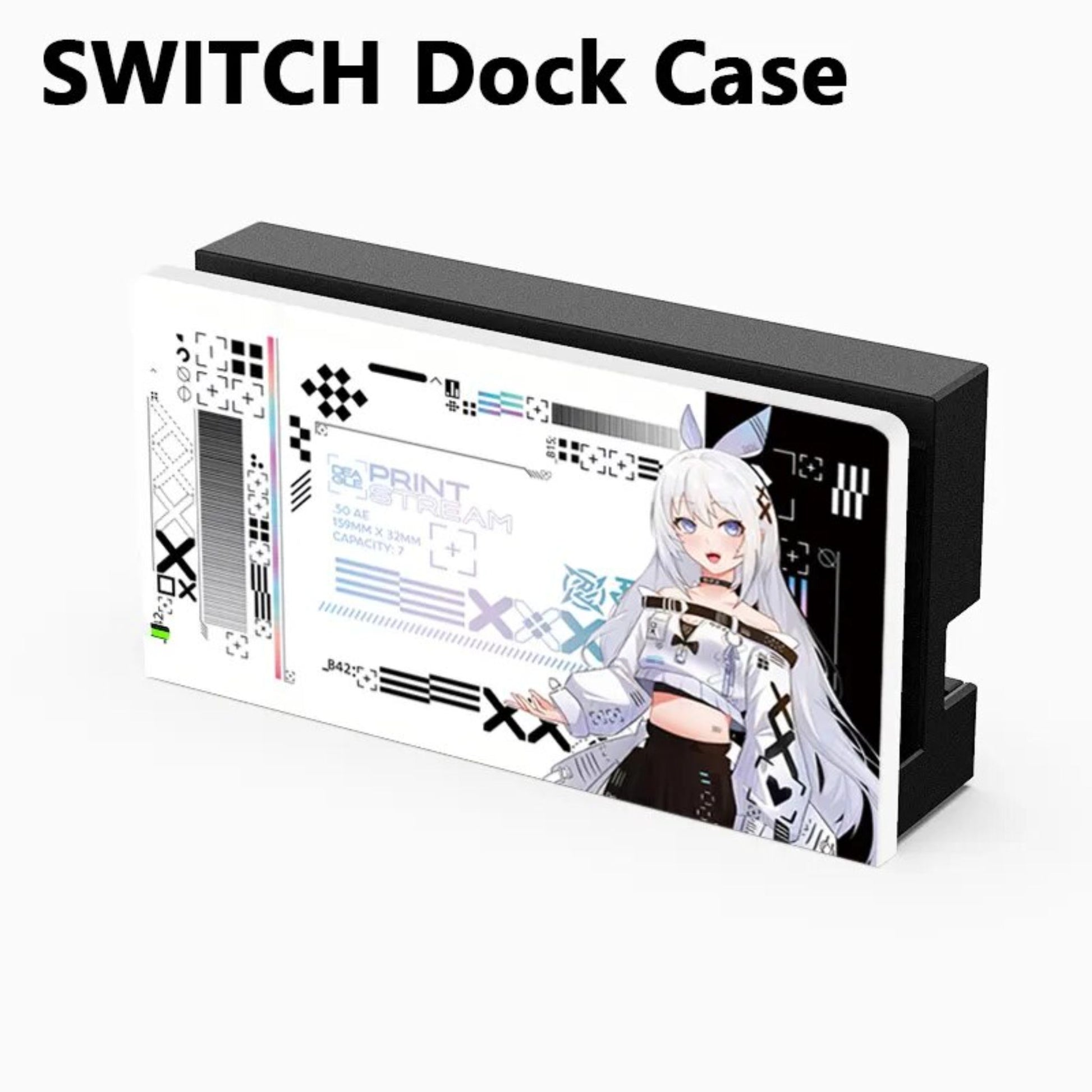 Nintendo Switch Oled Lite Skin Case Anime Girl Skin Joycons