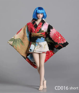 Japanese Kimono Clothing Accessory For 6-Inch Female Action Figure