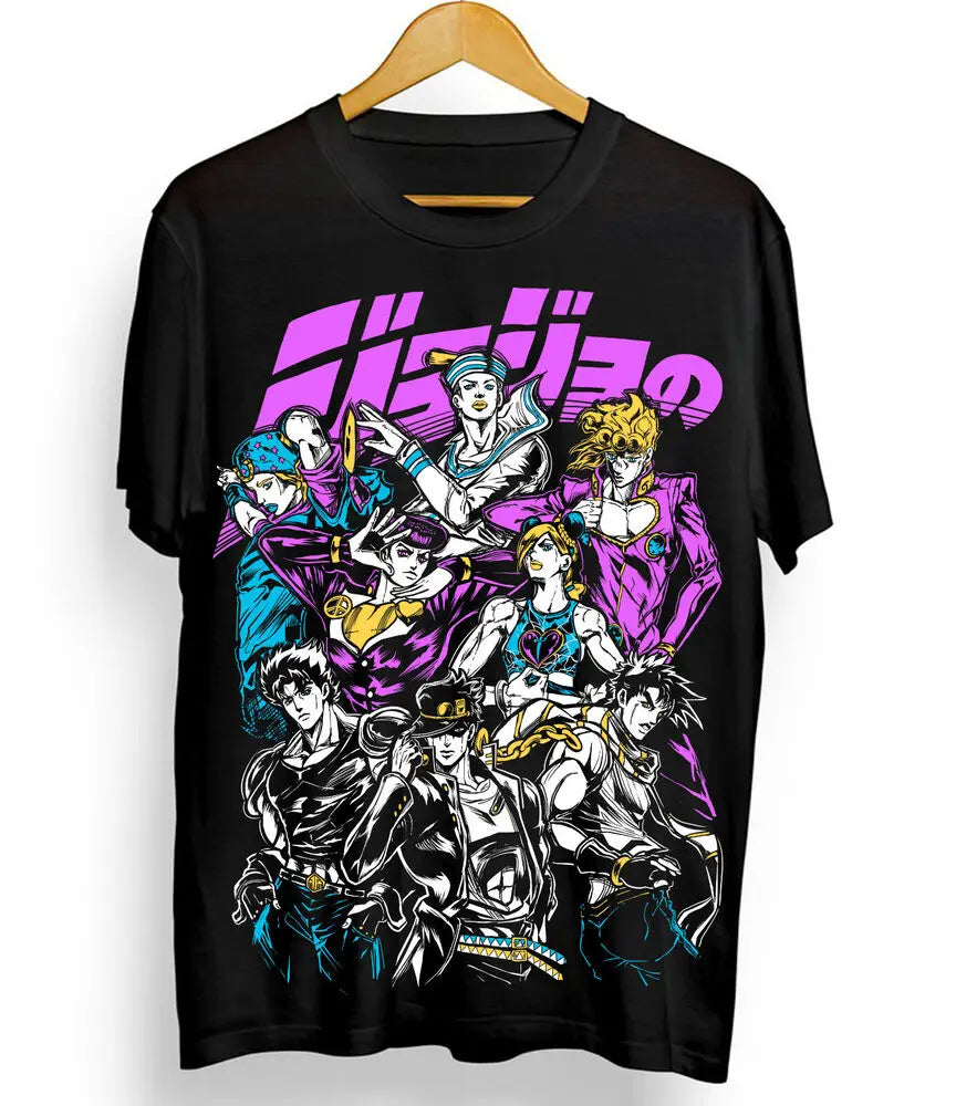 Jojo's Bizarre Adventure Jojo Bloodline T-shirt Cotton Anime Shirt
