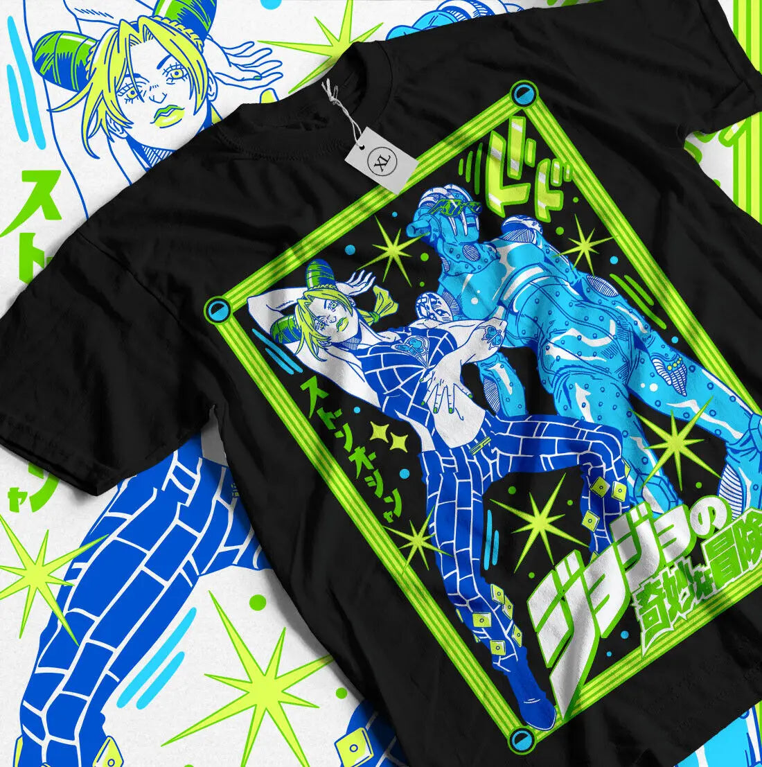 JoJo's Bizarre Adventure Jolyne T-Shirt Cotton Anime Shirt