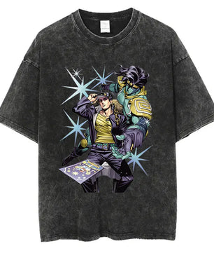 Jojo's Bizarre Adventure Jotaro Shirt Oversized Style Shirt