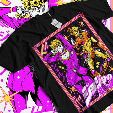 Jojo's Bizzare Adventure Giorno T-Shirt Cotton Anime Shirt