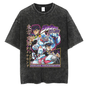 Jojos Bizarre Adventure Josuke Shirt Oversized Style Anime Shirt