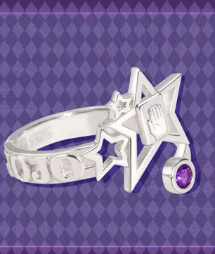 JoJos Bizarre Adventure Stone Ocean Jotaro Kujo Sterling Silver Ring