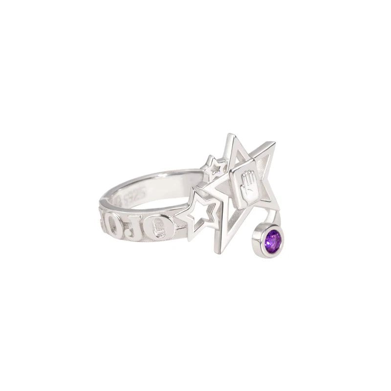 JoJos Bizarre Adventure Stone Ocean Jotaro Kujo Sterling Silver Ring