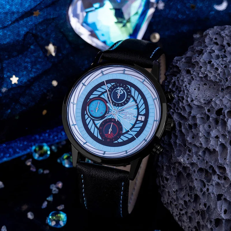 SATORU GOJO 時計 レザー バンド Jujutsu Kaisen Anime Watch Satoru Gojo Six Eyes Waterproof Watch