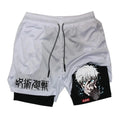 Jujutsu Kaisen Gojo Compression Shorts - Men's Anime Workout Shorts
