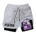 Jujutsu Kaisen Gojo Compression Shorts - Men's Anime Workout Shorts