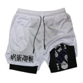 Jujutsu Kaisen Gojo Compression Shorts - Men's Anime Workout Shorts