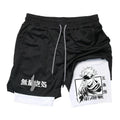 Jujutsu Kaisen Gojo Compression Shorts - Men's Anime Workout Shorts
