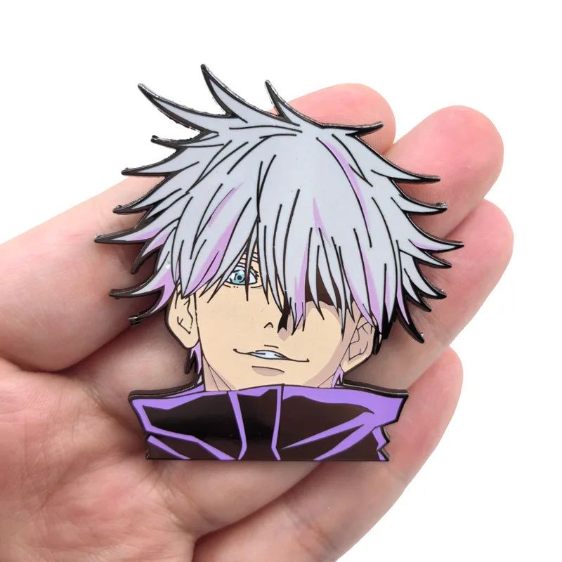 Gojo Satoru enamel authentic pin, jujutsu kaisen pin