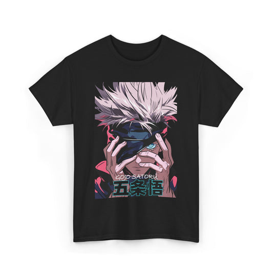 Jujutsu Kaisen Gojo Shirt V4 Heavy Cotton Anime Graphic Tee