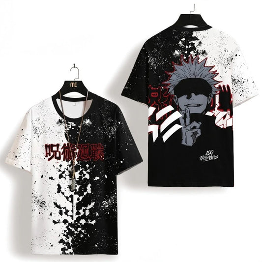 Jujutsu Kaisen Gojo T-shirt Quick Drying Short Sleeved Anime Shirt