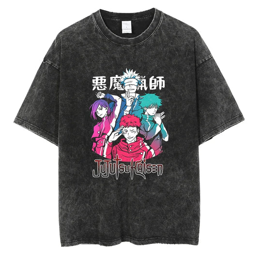 Jujutsu Kaisen Jujutsu High Shirt Oversized Anime Shirt Graphic