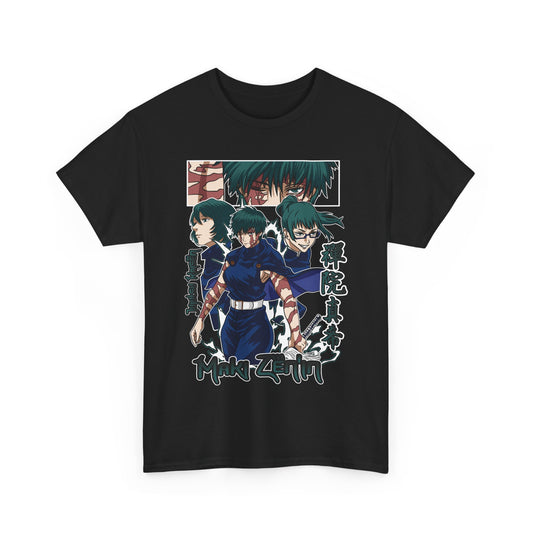 Jujutsu Kaisen Maki Zenin Shirt V2 Heavy Cotton Anime Graphic Tee