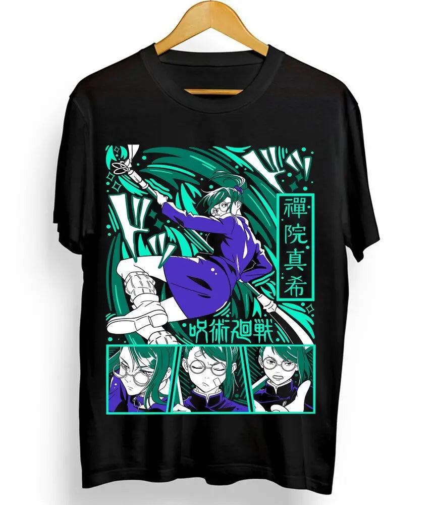 Jujutsu Kaisen Maki Zenin T-shirt Cotton Anime Shirt