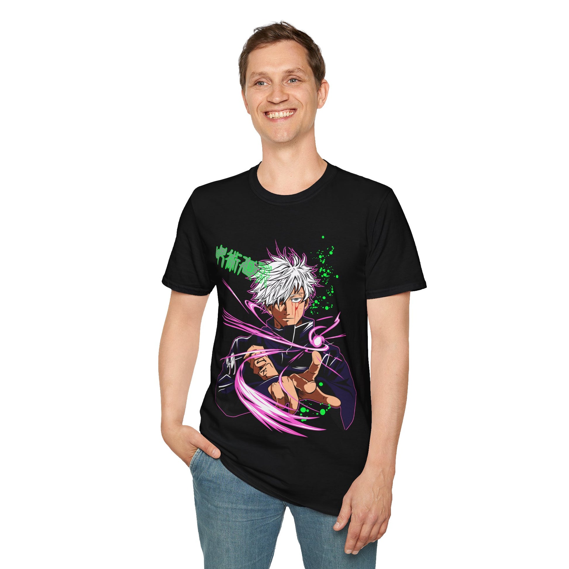 Jujutsu Kaisen Satoru Gojo Shirt Purple Technique Anime Shirt