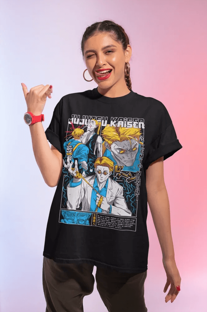 Jujutsu Kaisen Shirt Kento Nanami Shirt Cotton Anime Shirt