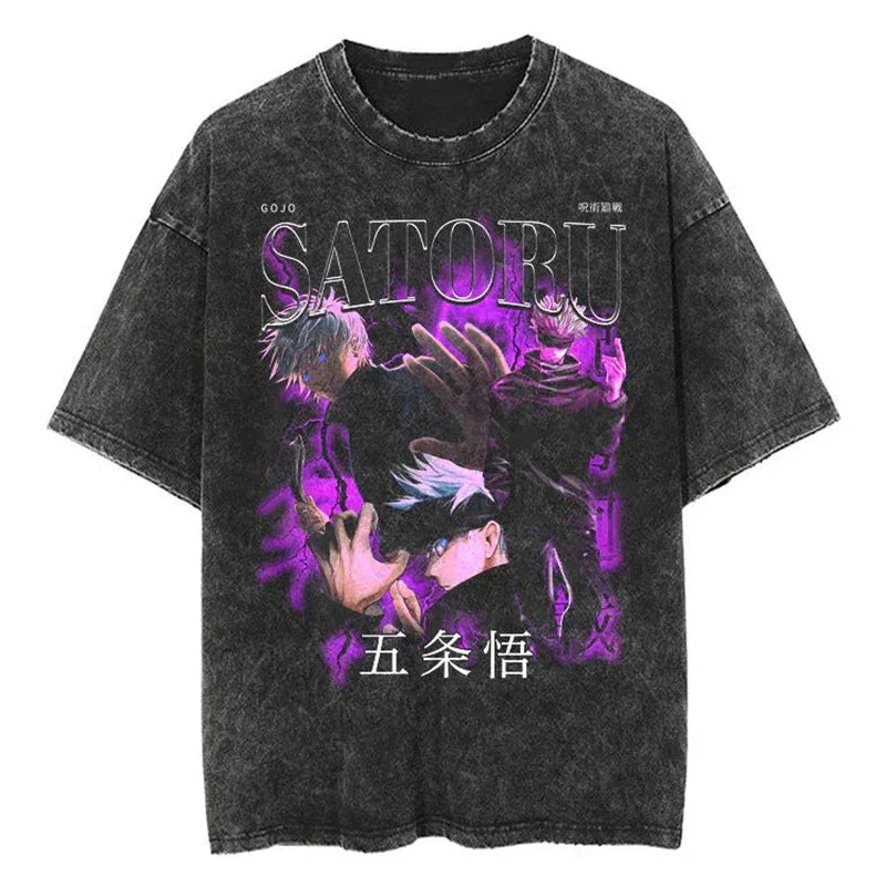 Jujutsu Kaisen Shirt Satoru Gojo Oversized Style Anime Shirt