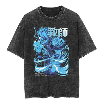 Jujutsu Kaisen Shirt Satoru Gojo Oversized Style Anime Shirt