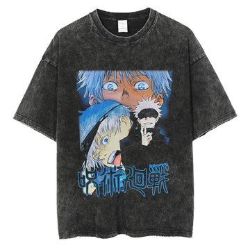 Jujutsu Kaisen Shirt Satoru Gojo Oversized Style Anime Shirt