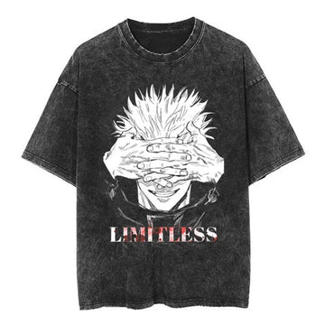 Jujutsu Kaisen Shirt Satoru Gojo Oversized Style Anime Shirt