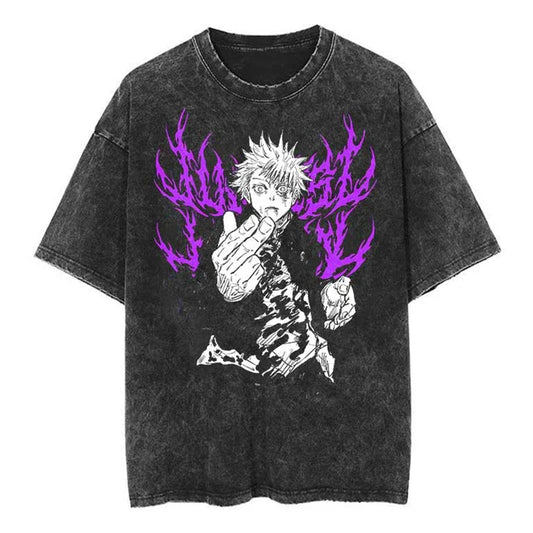 Jujutsu Kaisen Shirt Satoru Gojo Oversized Style Anime Shirt