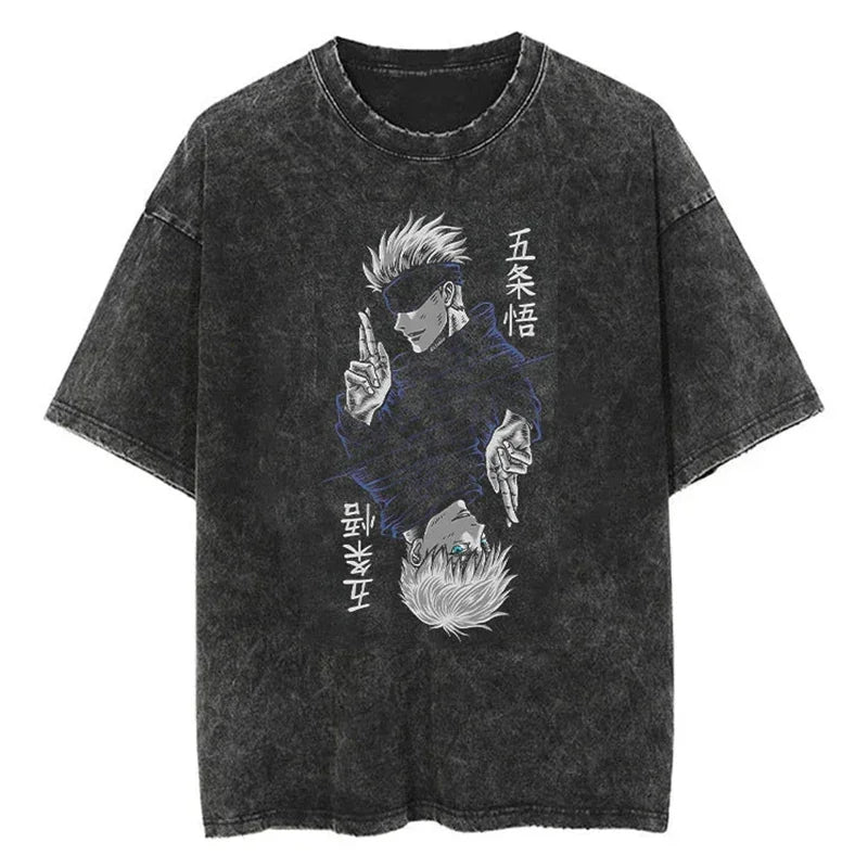 Jujutsu Kaisen Shirt Satoru Gojo Oversized Style Anime Shirt