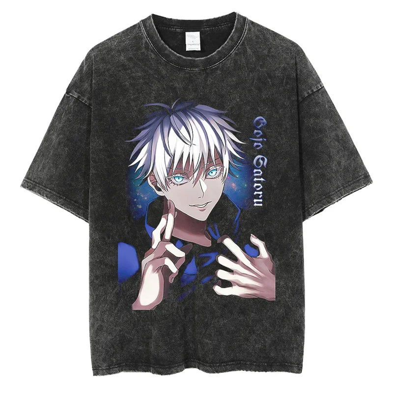 Jujutsu Kaisen Shirt Satoru Gojo Oversized Style Anime Shirt