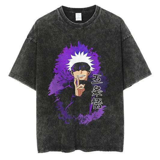 Jujutsu Kaisen Shirt Satoru Gojo Oversized Style Anime Shirt