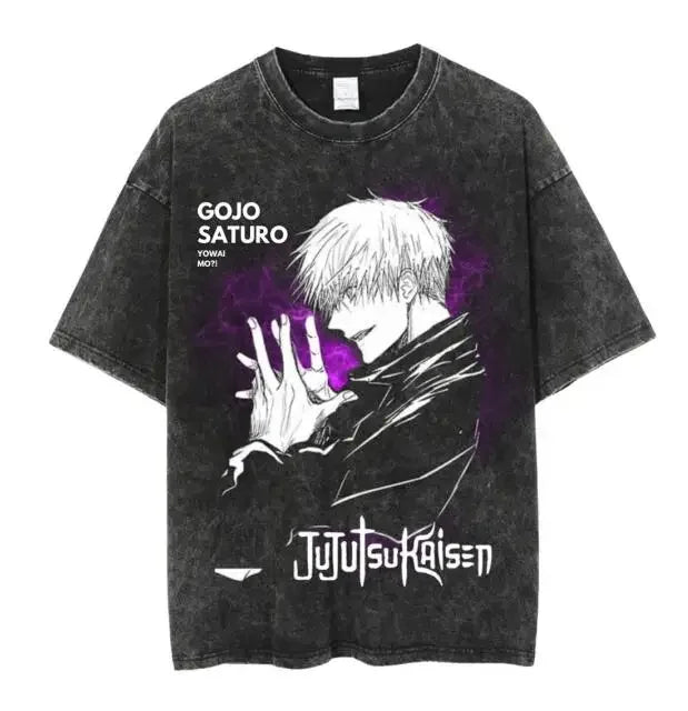 Jujutsu Kaisen Shirt Satoru Gojo Oversized Style Anime Shirt