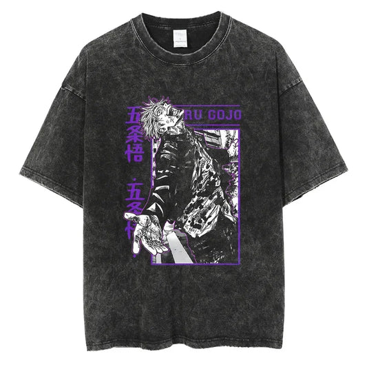 Jujutsu Kaisen Shirt Satoru Gojo Oversized Style Anime Shirt