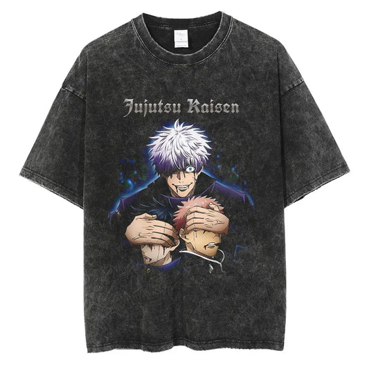 Jujutsu Kaisen Shirt Satoru Gojo Oversized Style Anime Shirt