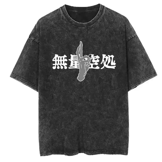 Jujutsu Kaisen Shirt Satoru Gojo Oversized Vintage Style Anime Shirt